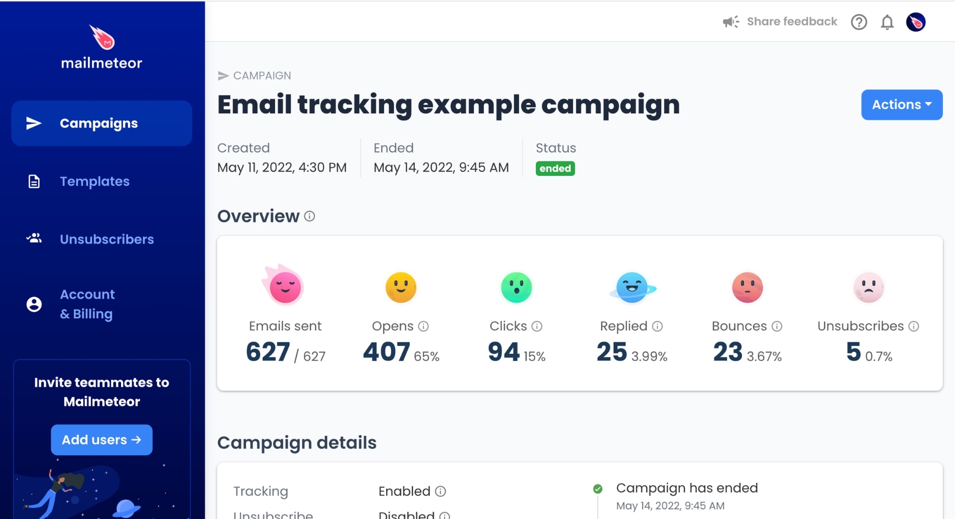 CRM email tracking