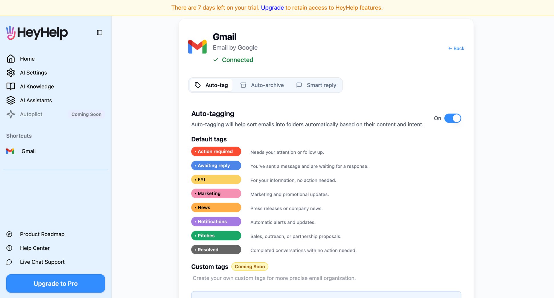 HeyHelp is a simple AI email assistant built for Gmail users
