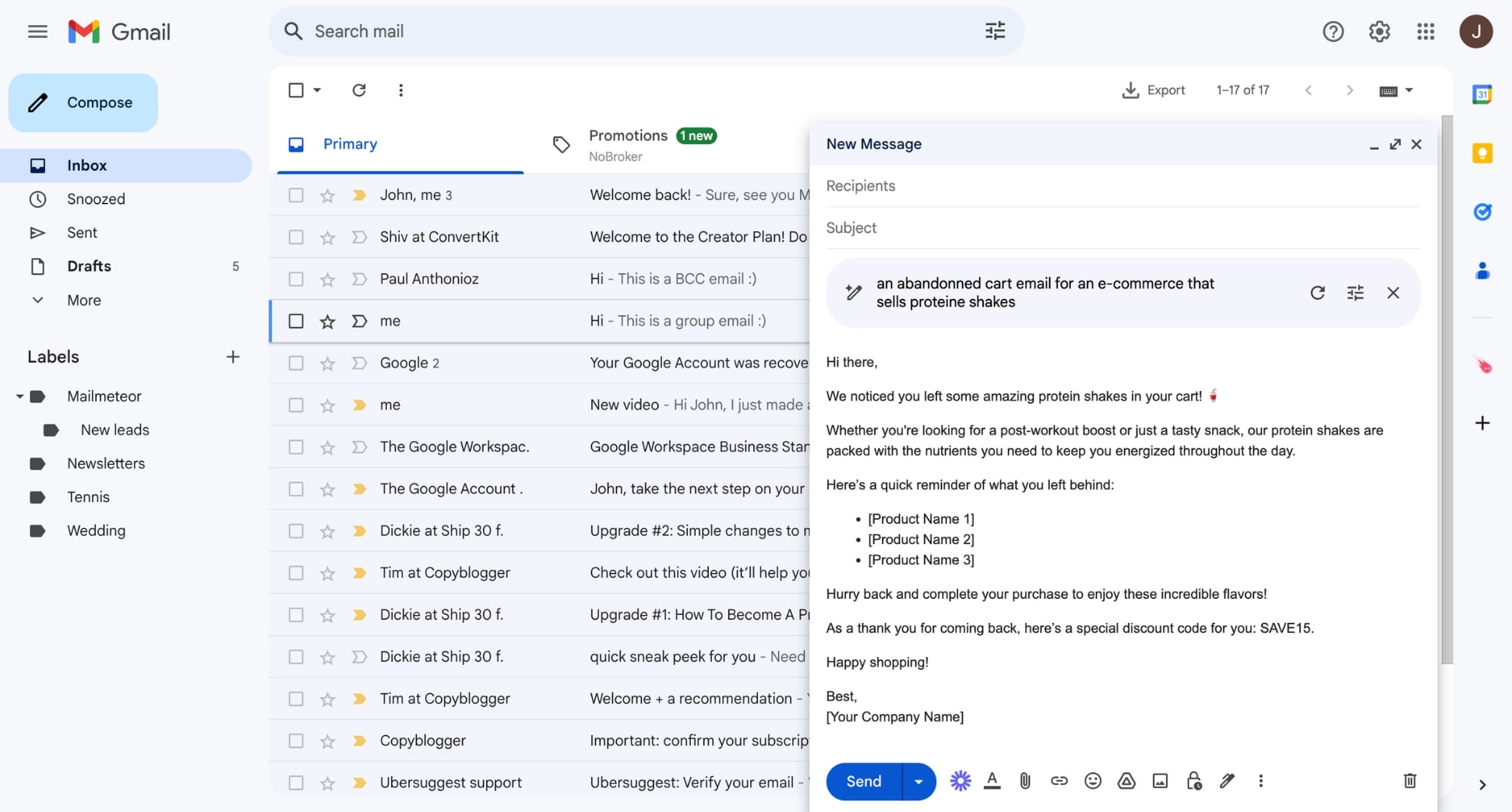 Mailmeteor is a free AI email assistant