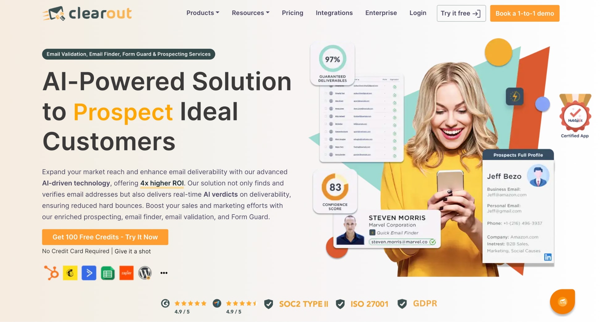 Clearout email list cleaning