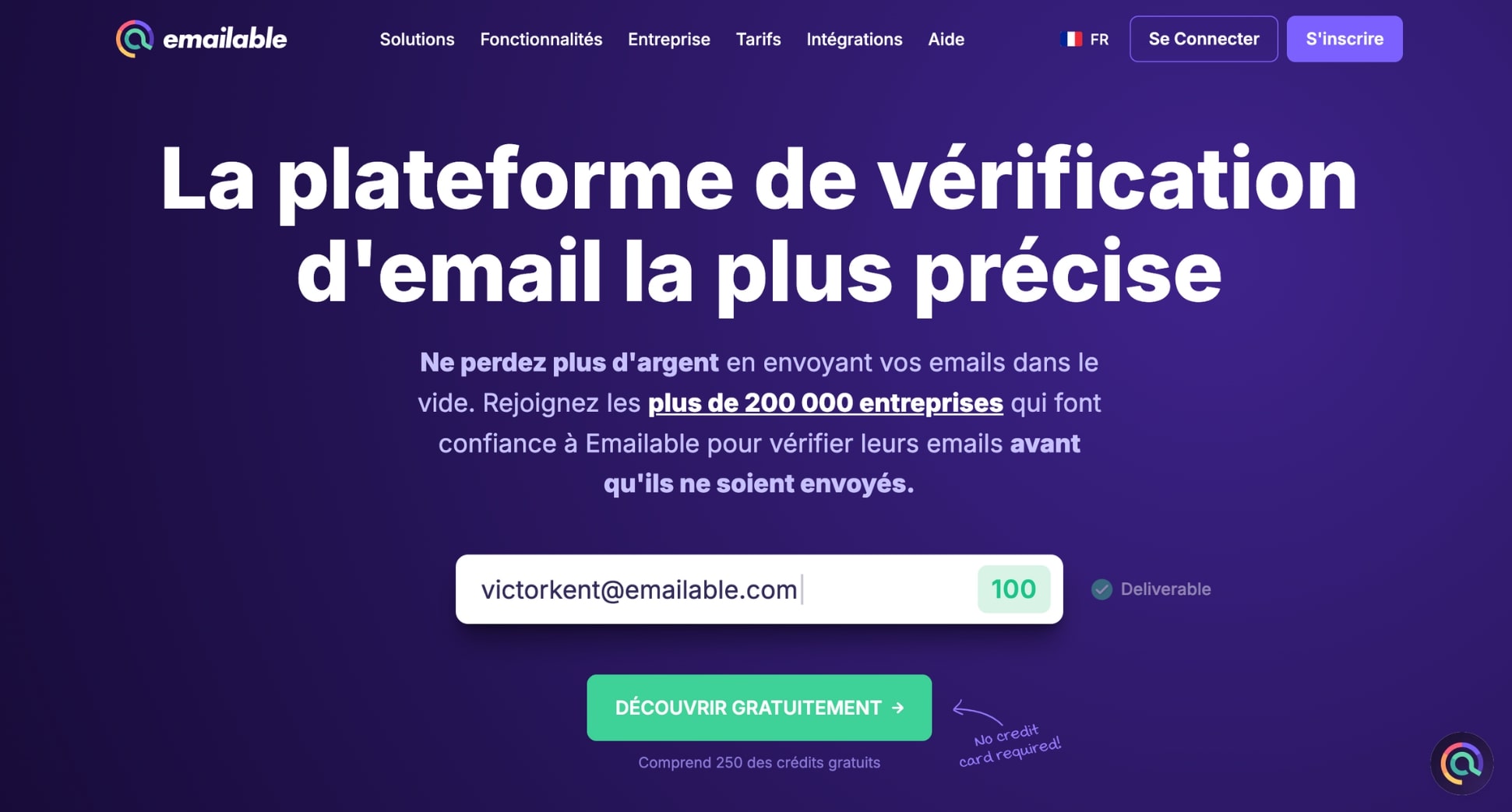 Emailable email list cleaning
