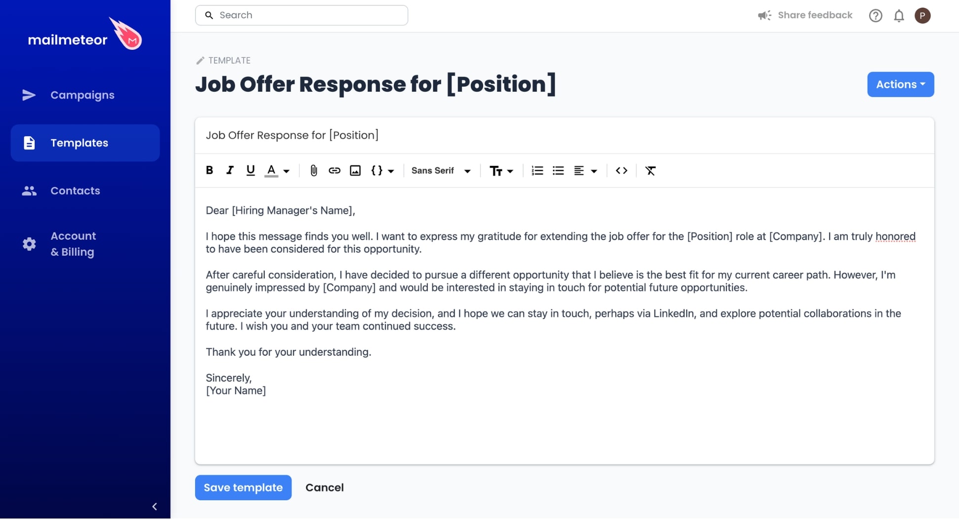 How To Decline A Job Offer By Email With Free Templates 