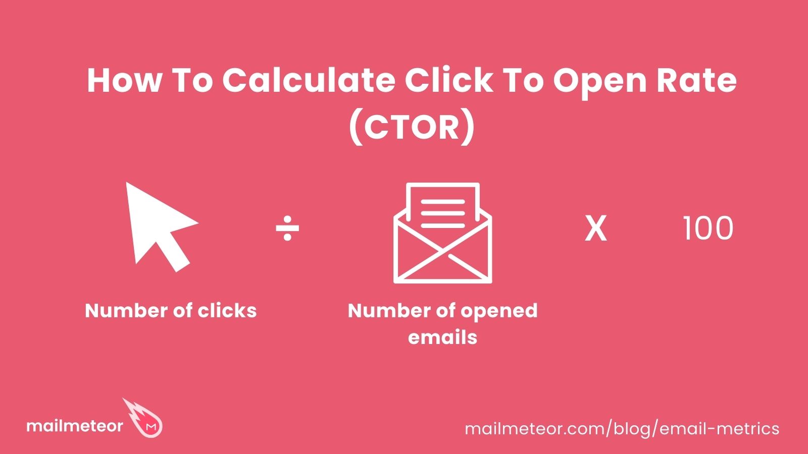 How to calculate click to open rate