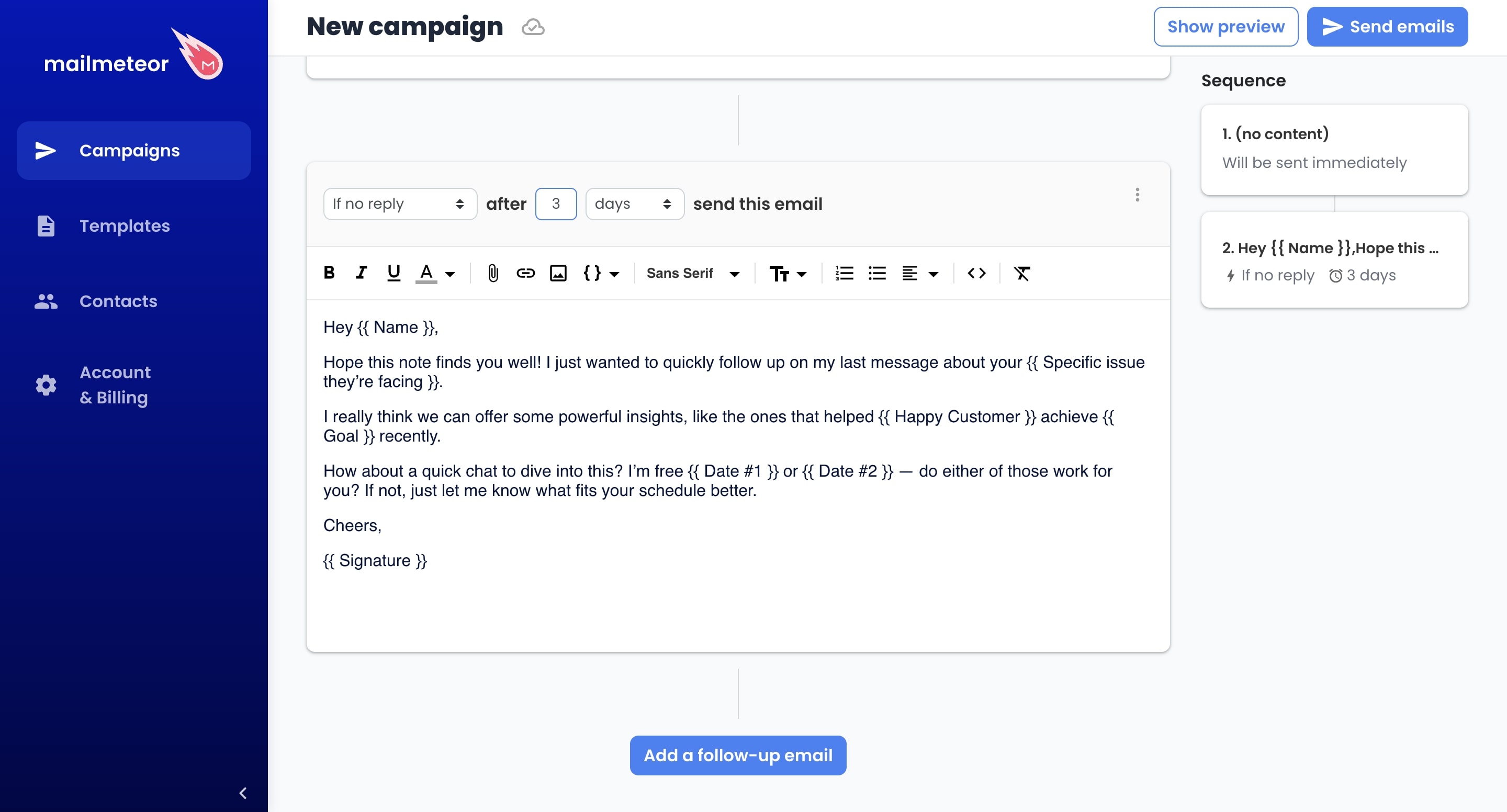 How to automate an email sequence