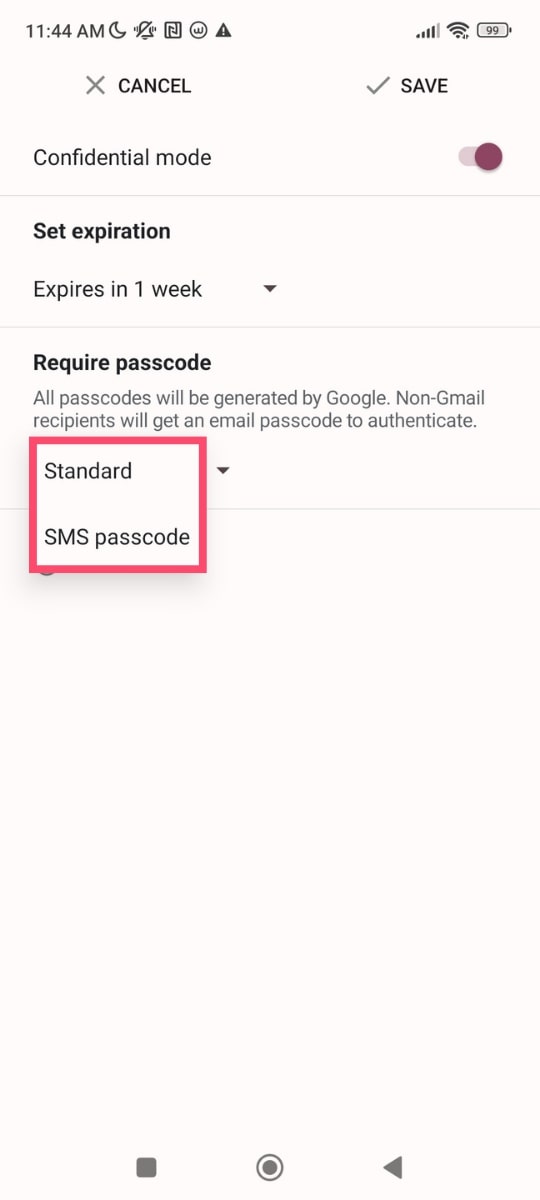 Require a Google passcode on your mobile
