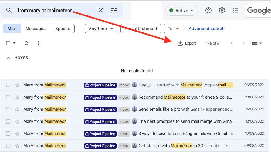 How to Export an Email List from Gmail - Bouncer