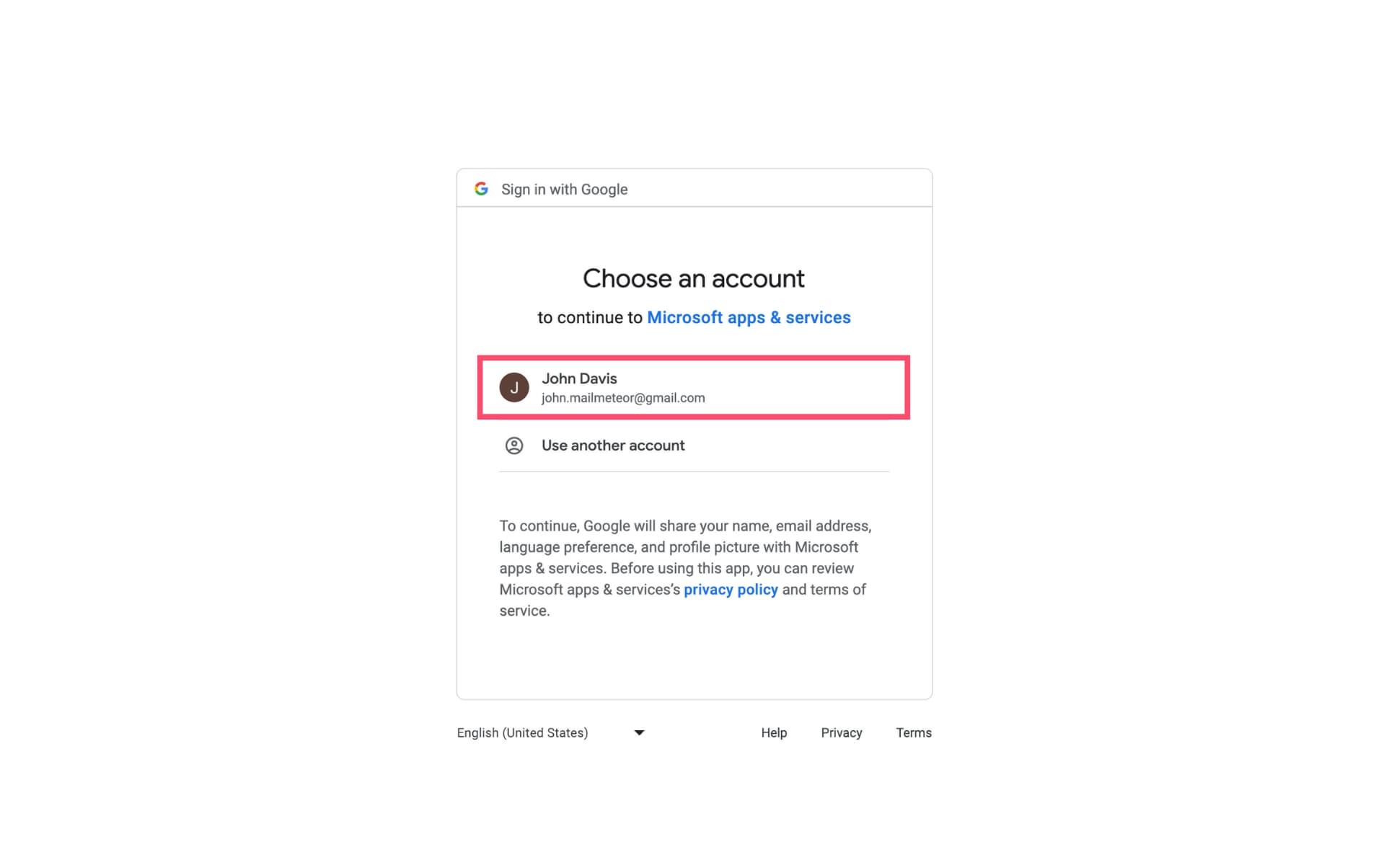 Sign in to your Gmail account