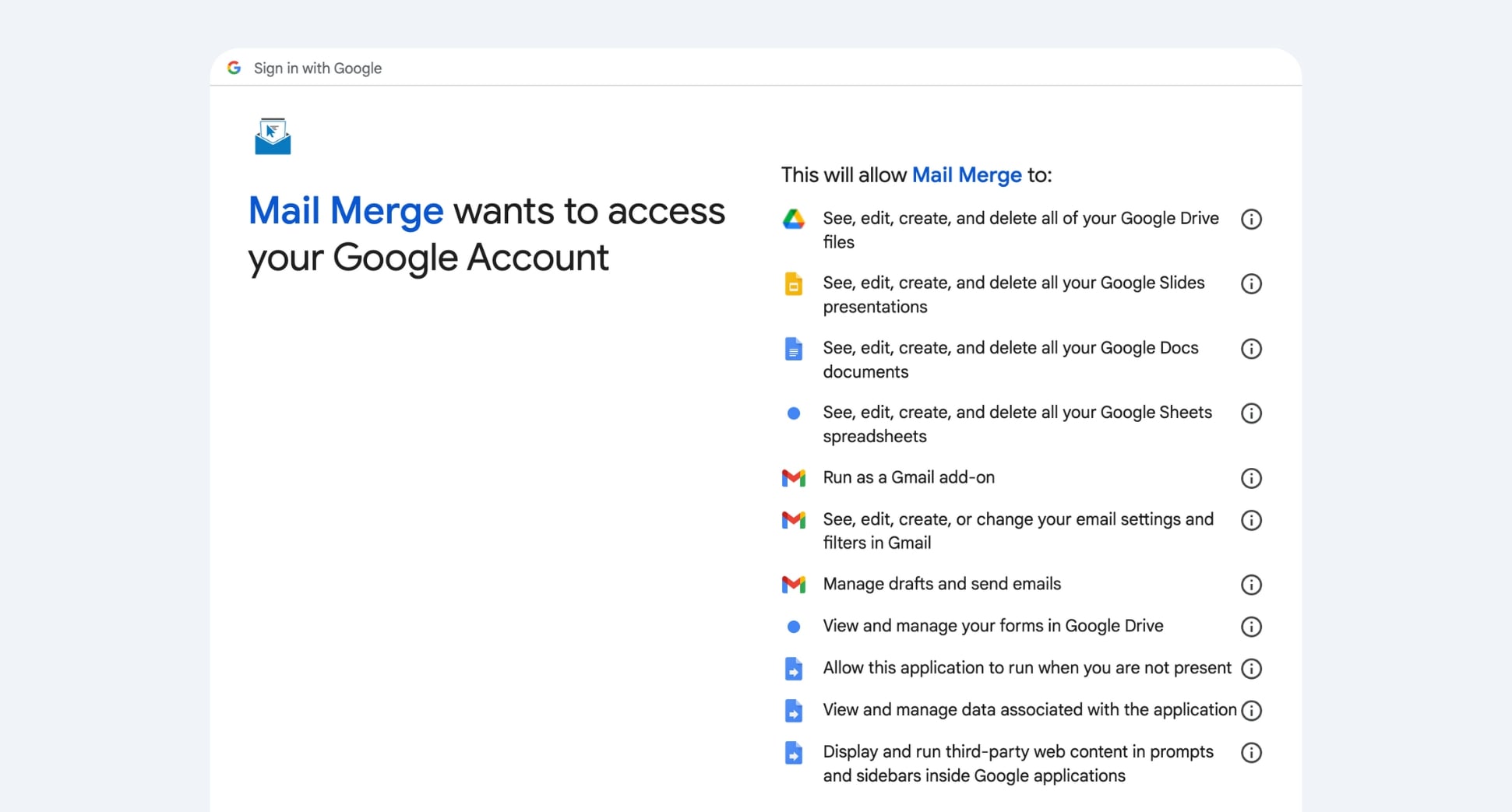 Install a mail merge add-on to supercharge Google Docs