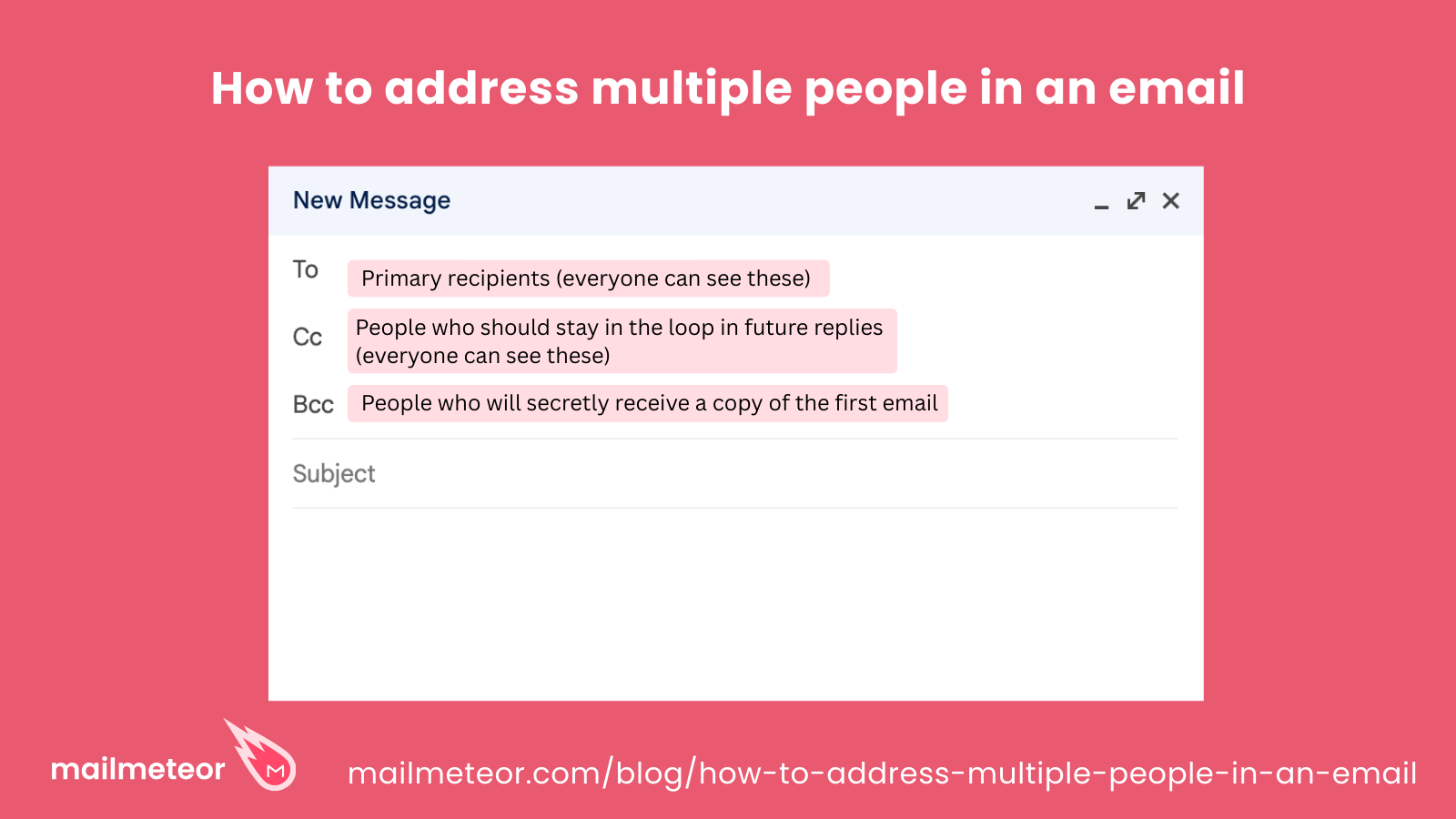 How to address multiple people in an email