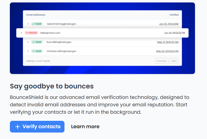 Mailmeteor's Bounceshield