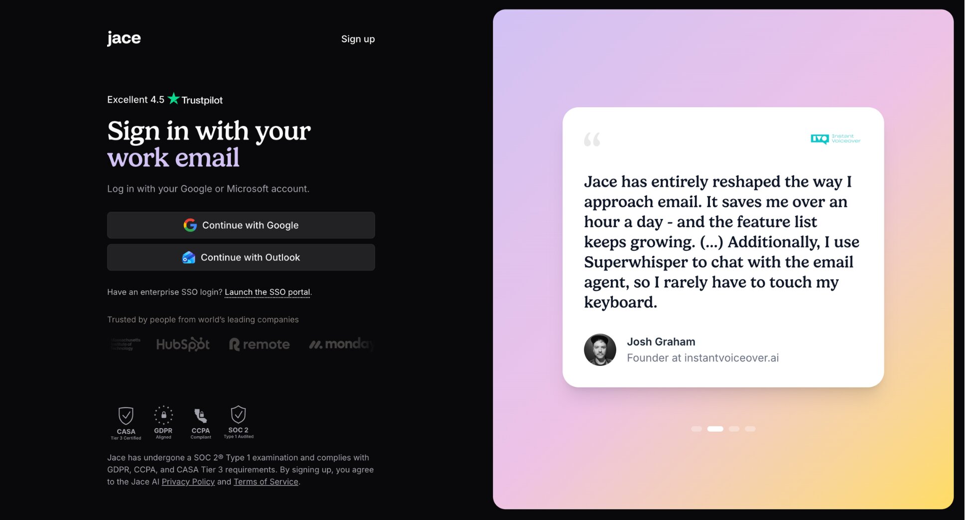 Jace AI interface