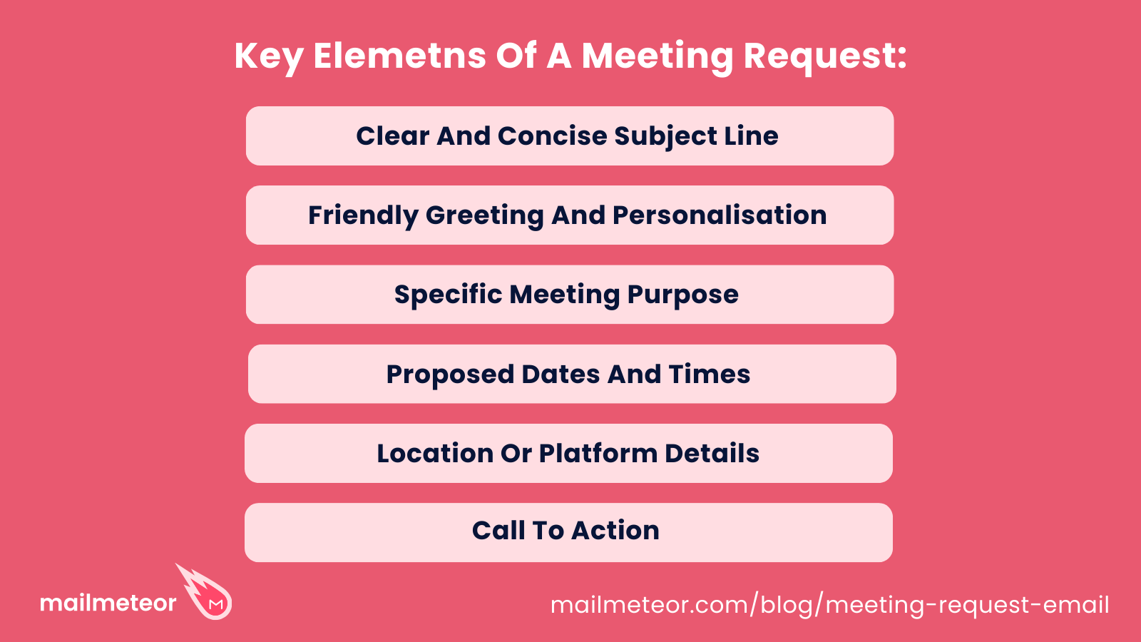 Meeting Request Email
