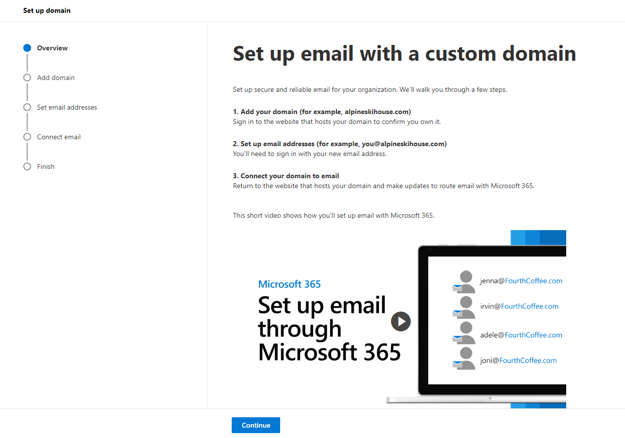 Microsoft365 Business Setup