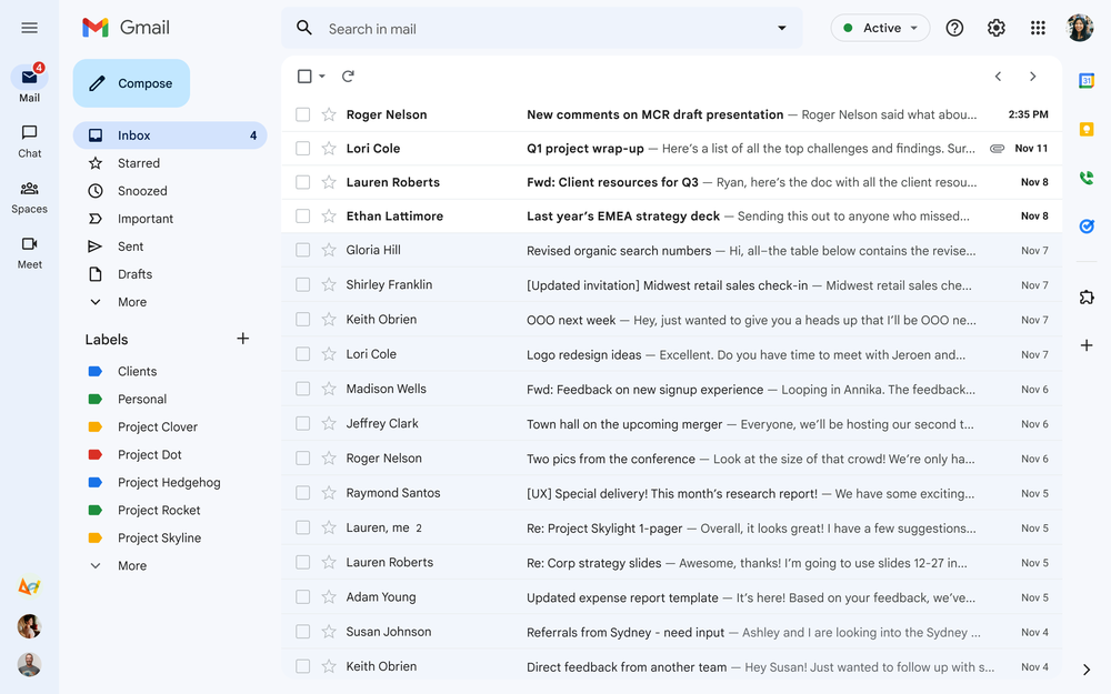 Gmail Inbox 2023 -Image from Google