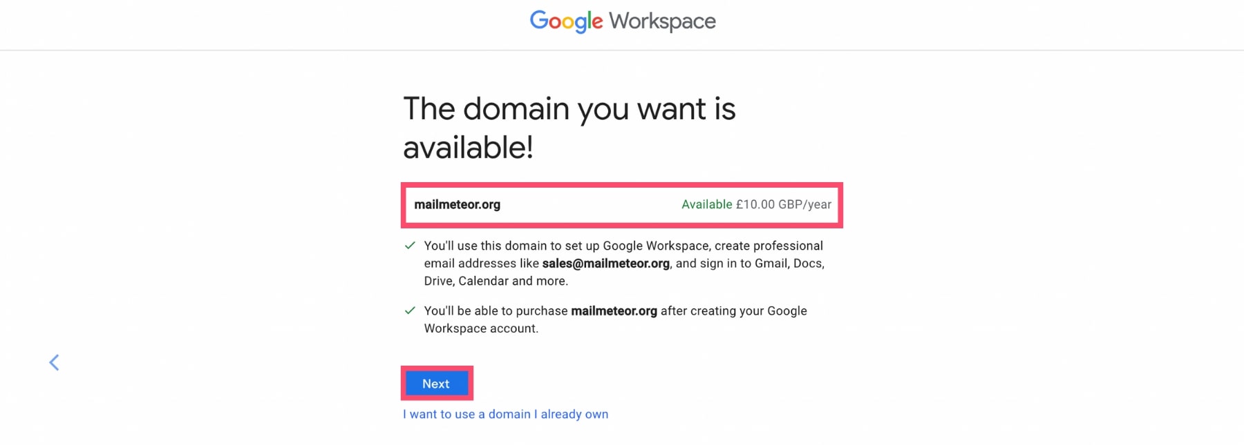 Get a custom domain