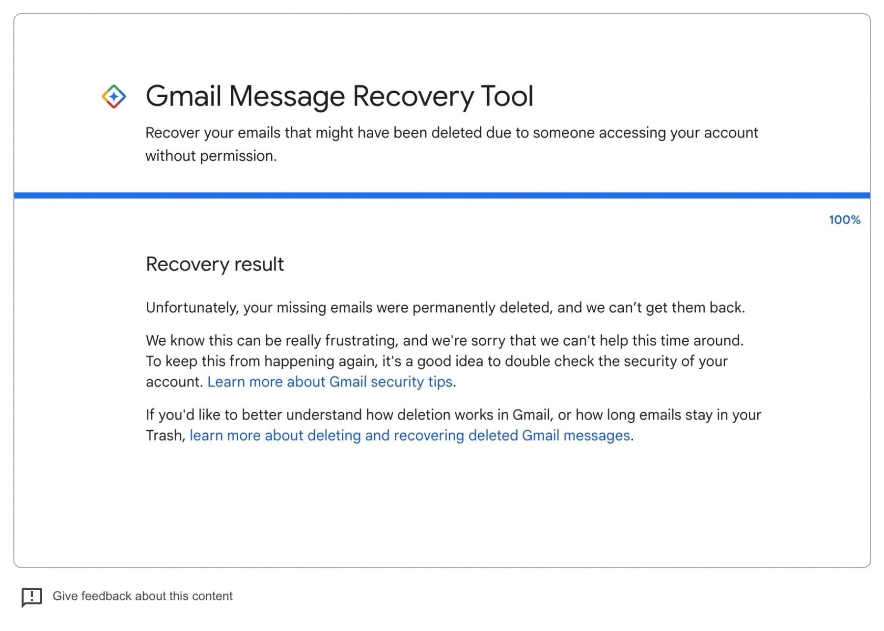 Undelete emails in Gmail
