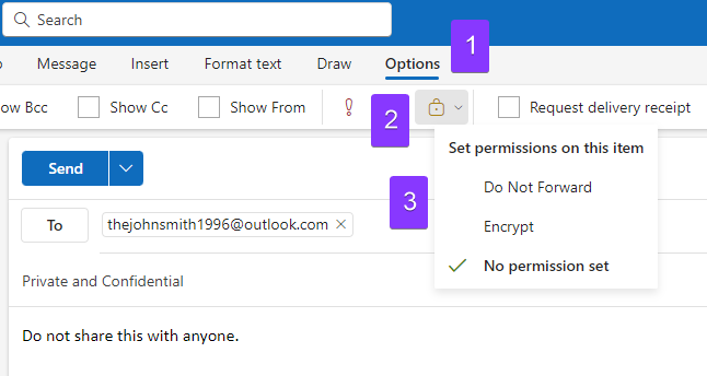 How to Send a Secure Email in Outlook