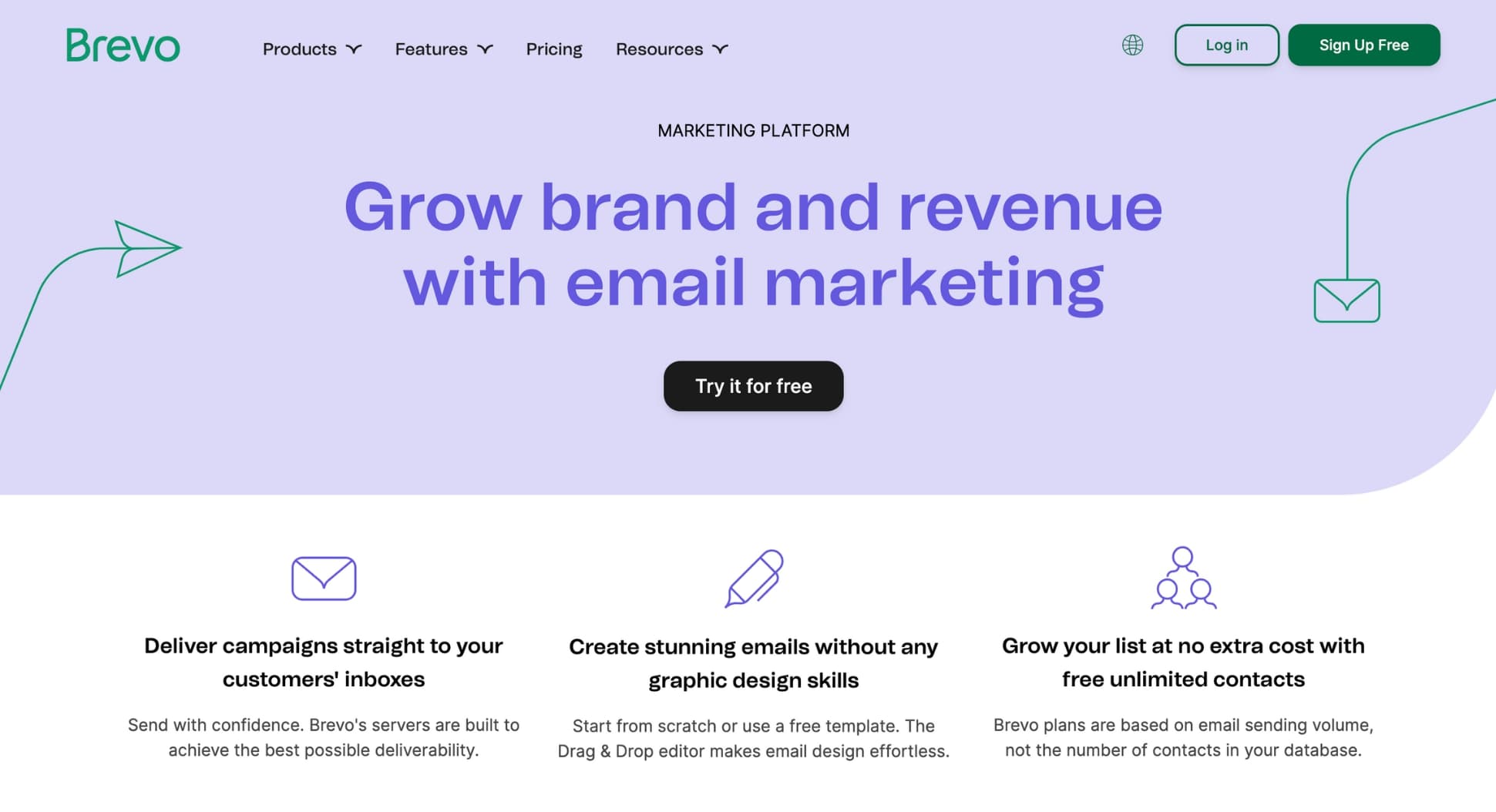 Brevo is an all-in-one email sending tool