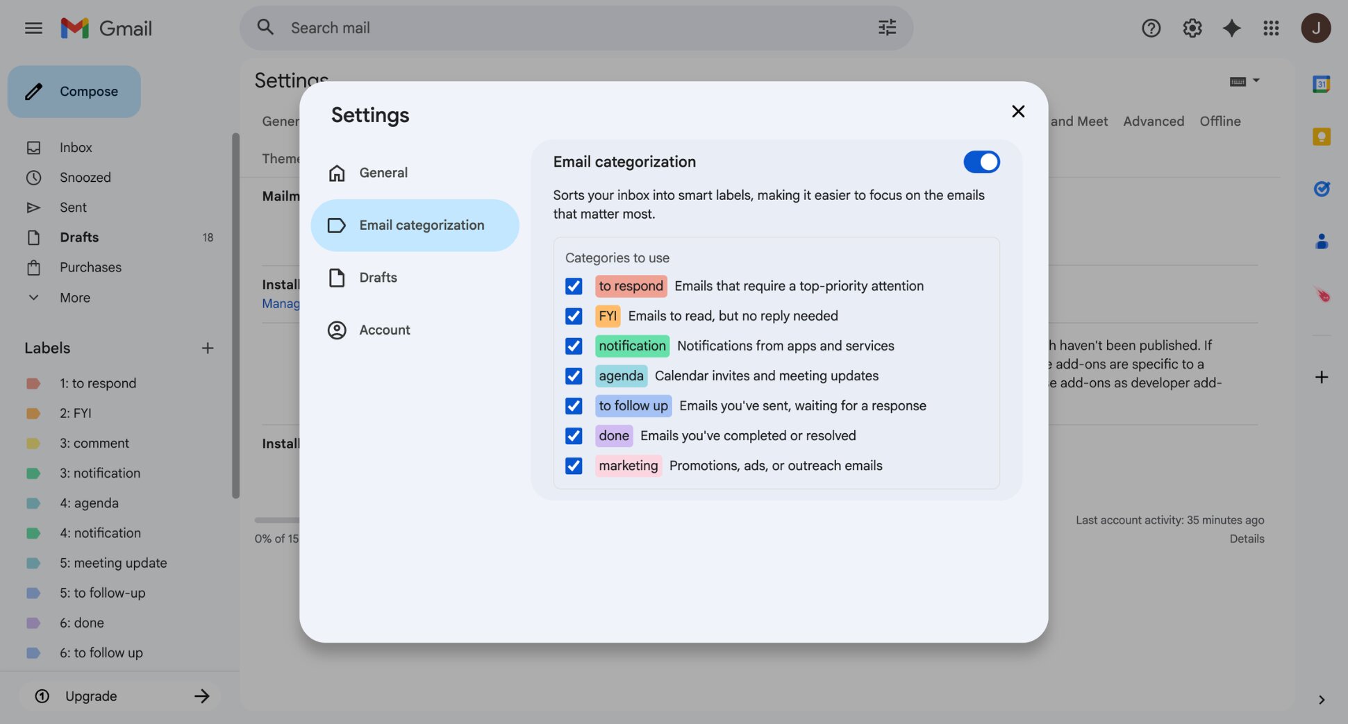 Mailmeteor AI assistant inside Gmail
